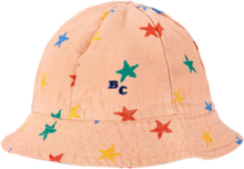Multicolor Stars All Over Hat Accessories Headwear Hats Bucket Hats Rosa Bobo Choses*Betinget Tilbud