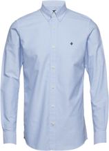 Oxford Button Down Shirt Skjorte Uformell Blå Morris*Betinget Tilbud