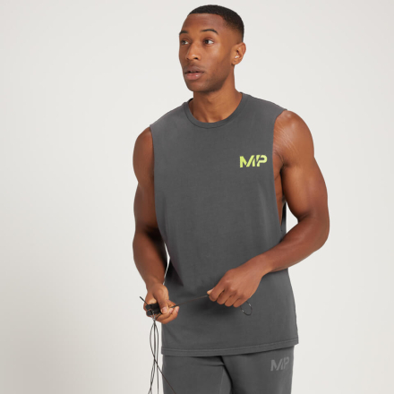 MP Men's Adapt Washed Tank Top - Lead Grey - XL