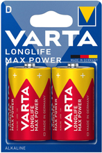 Varta: Longlife Max Power D / LR20 Batteri 2-pack