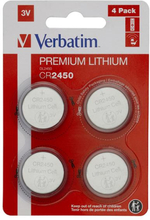 Verbatim Lithium Cell CR2450, 4 pack
