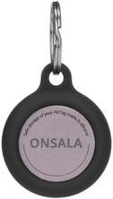 ONSALA Airtag Holder Silicone Black with Keyring
