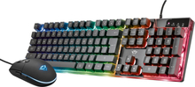 Trust: GXT 838 Azor RGB Gaming kit Nordisk layout
