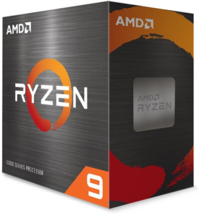 AMD Ryzen 9 5950X 3.4 GHz, 72MB, AM4, 105W, (No cooler incl.)