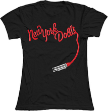 New York Dolls: Ladies T-Shirt/Lipstick Logo (Large)