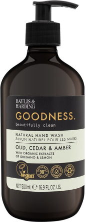 Baylis & Harding Goodness Oud, Cedar & Amber Hand Wash 500 ml