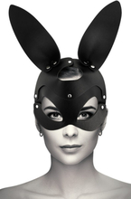 Vegan Leather Mask With Bunny Ears
