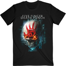 Five Finger Death Punch: Unisex T-Shirt/Interface Skull (Small)
