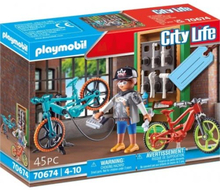 Playmobil - Police motorcycle: pursuit of the money robber
