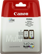 Canon PG-545 CL 546 Bläckpatron Multipack BK + CMY