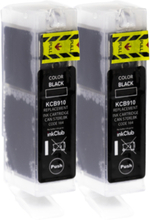 inkClub Bläckpatron svart 20,4 ml, 2-pack kcb910 KCB910-2 ersätter PGI-570PGBKXL