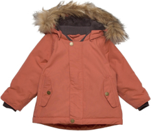 Wally Fake Fur Jacket, M Outerwear Snow/ski Clothing Snow/ski Jacket Rød Mini A Ture*Betinget Tilbud
