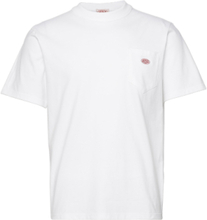 Basic Pocket T-Shirt "Callac" T-shirts Short-sleeved Hvit Armor Lux*Betinget Tilbud