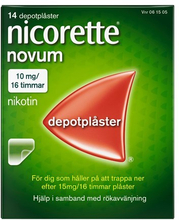 Nicorette Novum depotplåster 10 mg/16 timmar 14 st