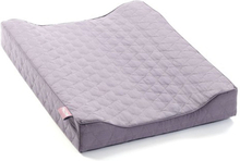 Smallstuff - Quilted Changing Pad - Blue Rose