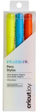 Cricut Joy Infusible Ink Fine Point Pen Set 3-pack (Yellow, Blueberry, Tangerine)