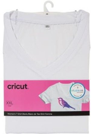 Cricut Infusible Ink Women"'s White T-Shirt (XXL)