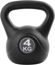 Inshape - Fitness Kettlebell 4 kg - Black
