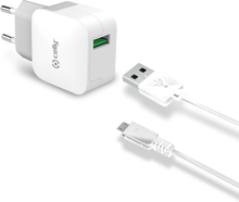 Celly: USB-laddare MicroUSB 2,4A