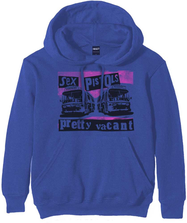 The Sex Pistols: Unisex Pullover Hoodie/Pretty Vacant Coaches (Small)