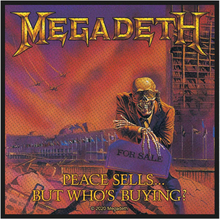 Megadeth: Standard Patch/Peace Sells