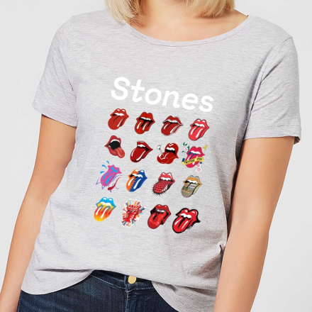Rolling Stones No Filter Tongue Evolution Damen T-Shirt - Grau - 4XL