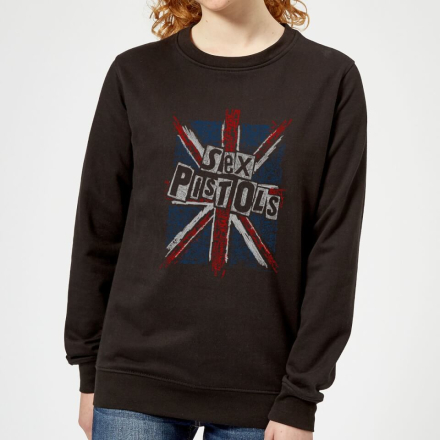 Sex Pistols Union Jack Women's Sweatshirt - Black - XS - Black