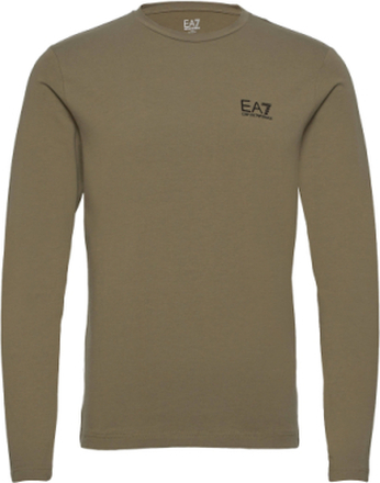 T-Shirts T-shirts Long-sleeved Kakigrønn EA7*Betinget Tilbud