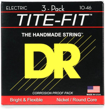DR Strings MT-10-3PK Tite-fit el-guitar-strenge, 010-046 (3 sæt)