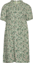 Dress Twill Dresses & Skirts Dresses Casual Dresses Short-sleeved Casual Dresses Green Creamie