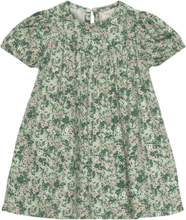 Dress Twill Dresses & Skirts Dresses Casual Dresses Short-sleeved Casual Dresses Green Creamie