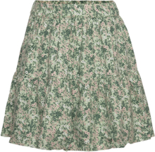 Skirt Twill Dresses & Skirts Skirts Short Skirts Green Creamie