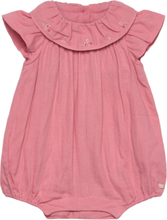 Combicourte18 Bodysuits Short-sleeved Pink Tartine Et Chocolat