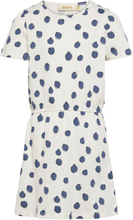 Sghillaria Blueberries Ss Dress Dresses & Skirts Dresses Casual Dresses Short-sleeved Casual Dresses Cream Soft Gallery