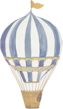 Wall Sticker - Retro Air Balloon Large Blue Home Kids Decor Wall Stickers Vehicles Blue That's Mine
