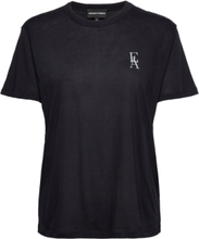 T-Shirt T-shirts & Tops Short-sleeved Svart Emporio Armani*Betinget Tilbud