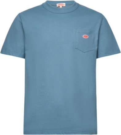 Basic Pocket T-Shirt "Callac" T-shirts Short-sleeved Blå Armor Lux*Betinget Tilbud