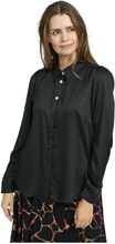 Svart signaturbluse/ skjorte - svart bluse