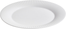 Hammershøi Ovalt Serveringsfad 28,5X22,5 Home Tableware Plates Dinner Plates White Kähler