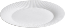 Hammershøi Oval Serveringsfat 34X27 Home Tableware Plates Dinner Plates Hvit Kähler*Betinget Tilbud