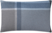 Manhattan Cushion Cover Home Textiles Cushions & Blankets Cushions Blå ELVANG*Betinget Tilbud
