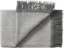 Alrø 140X240 Cm Home Textiles Cushions & Blankets Blankets & Throws Grå Silkeborg Uldspinderi*Betinget Tilbud