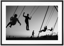 Poster Silhouette Swing Home Decoration Posters & Frames Posters Black & White Black Democratic Gallery