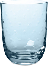 Crystal Soda Glass Home Tableware Glass Drinking Glass Blå Louise Roe*Betinget Tilbud