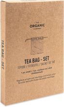Tea Bag Set Home Kitchen Tea & Coffee Accessories Tea Filters & Strainers Cream The Organic Company