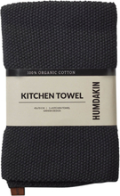 Knitted Kitchen Towel Home Textiles Kitchen Textiles Kitchen Towels Black Humdakin