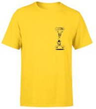 CatDog Pocket Square Unisex T-Shirt - Yellow - M - Yellow