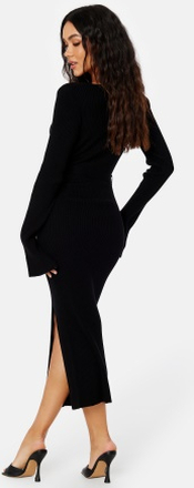 BUBBLEROOM Nadine knitted dress Black L