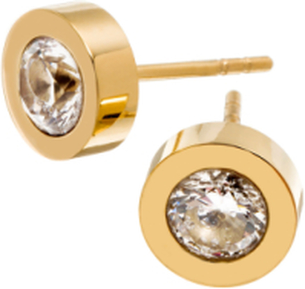 Stella Studs Gold Accessories Kids Jewellery Earrings Studs Gull Edblad*Betinget Tilbud