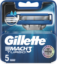 Gillette Mach3 Turbo Razor Blades 5 Pcs